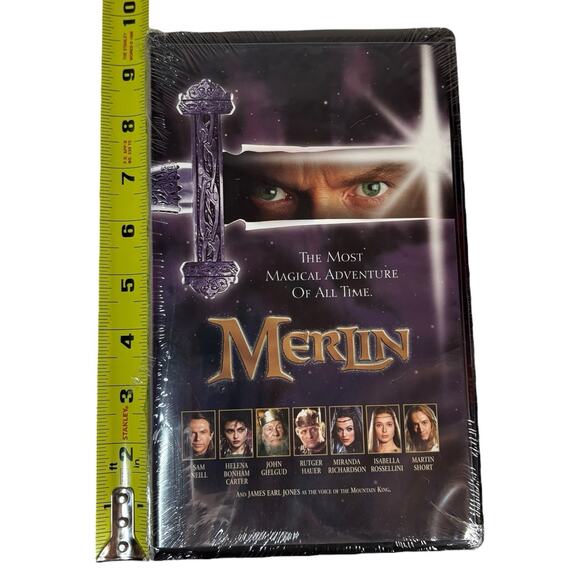 SEALED VTG "Merlin" (VHS, 1998) Hallmark Entertainment Fantasy Tape BRAND NEW - Picture 3 of 14